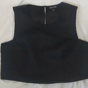 Express black Crop Top. Size L.